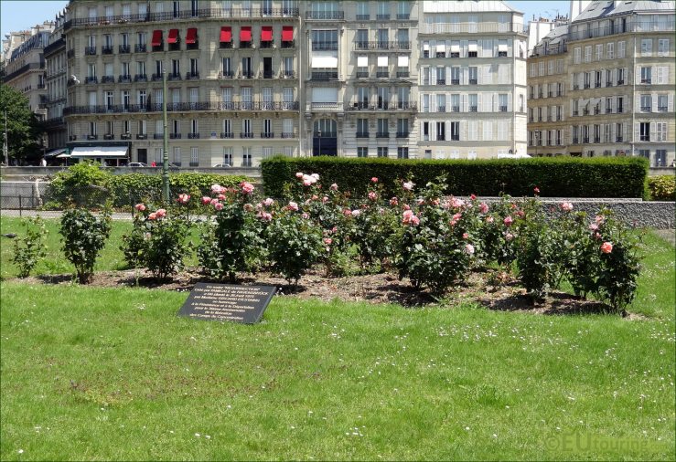 Flowers in Square de l'Ile de France 